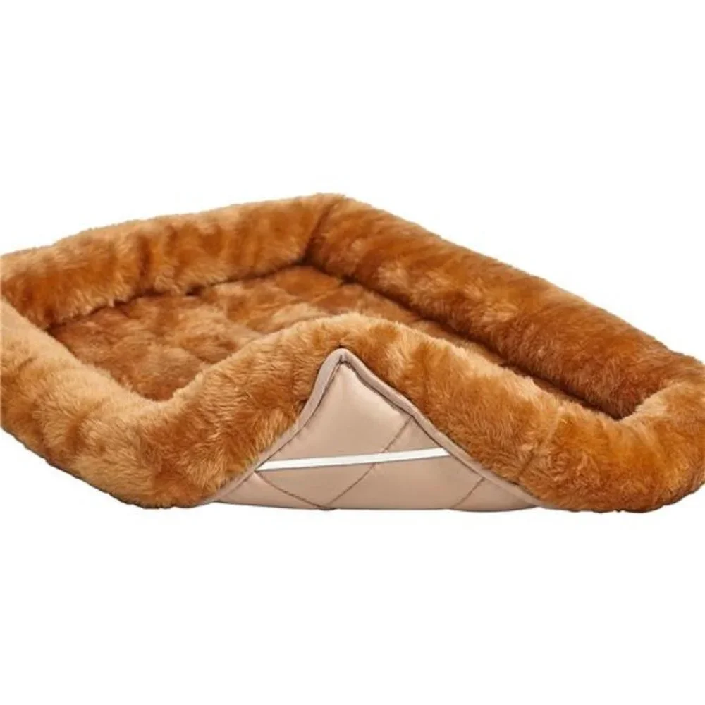 18L-Inch Cinnamon Dog Bed or Cat Bed & Fits an 18-Inch Dog Crate